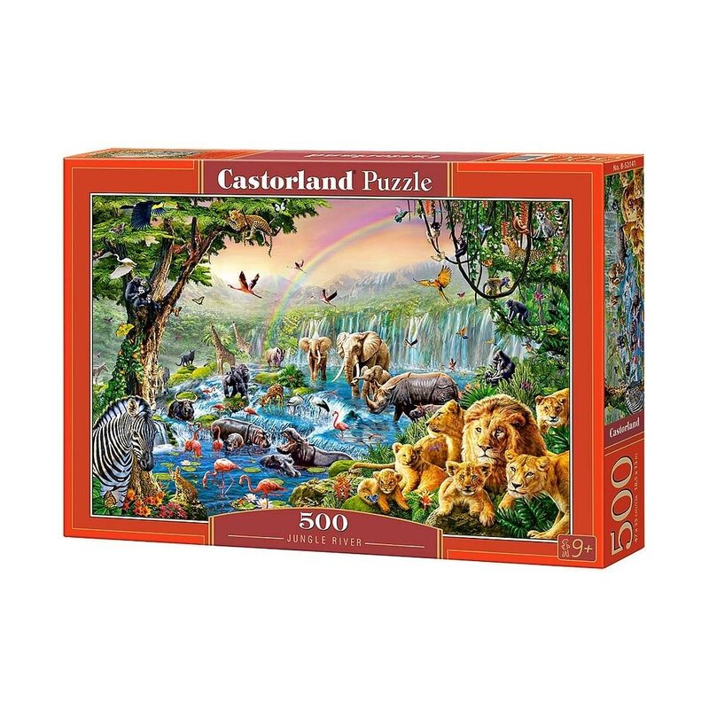 Castorland puzzel Jungle puzzel 500 in 1001puzzles