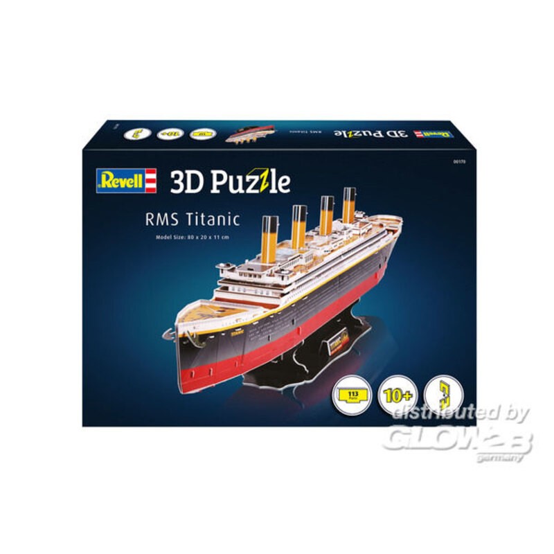 Revell 3d Puzzel Titanic in 1001puzzles