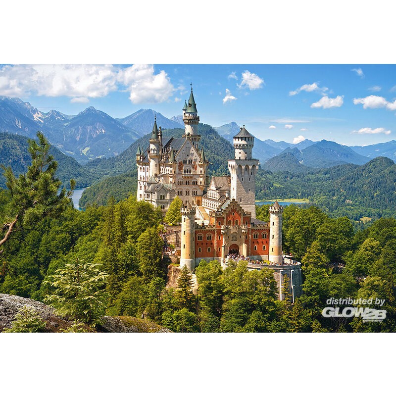 Klas Kent paar Castorland puzzel Puzzel Uitzicht op kasteel Neuschwanstein, Duitsla...