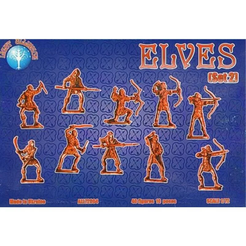 Elves part 1 Figuren vor miniatuur spel