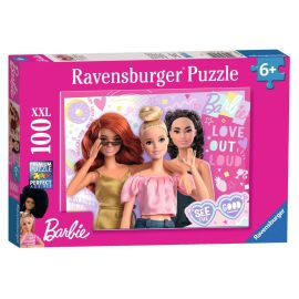 Puzzle 100 p XXL - Always see the bright side / Barbie
