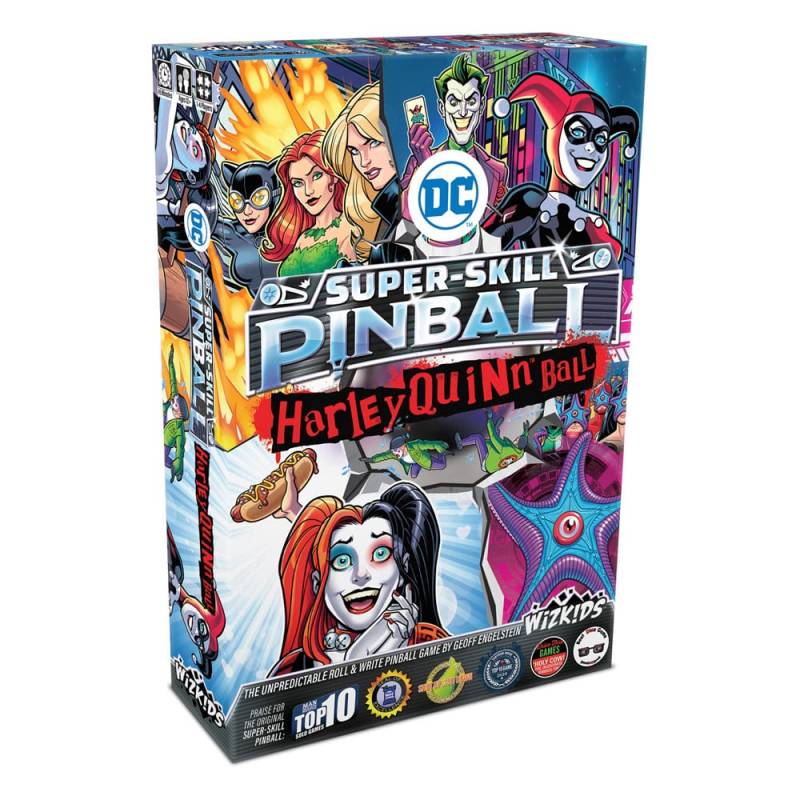 DC Comics Super-Skill Pinball: Harley Quinn Ball Board Game *English Version*