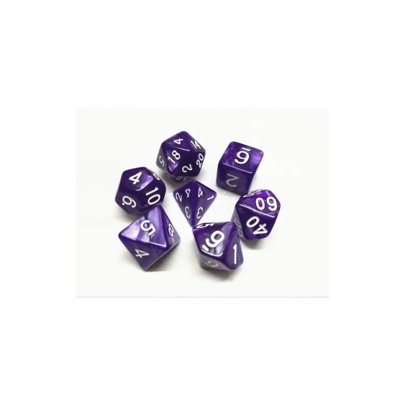 Set of 7 Multi-Format Dice – Pearly Purple 