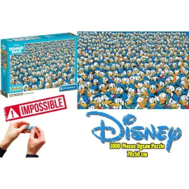 Disney - Donald Duck - Impossible Jigsaw Puzzle 1000 Pcs Puzzel 