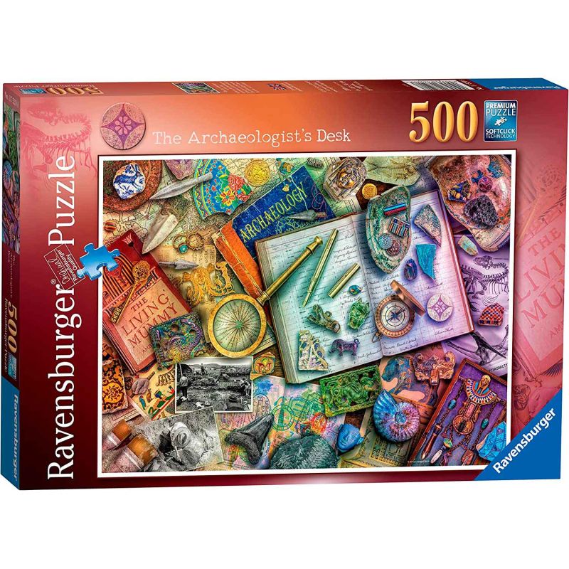 Puzzle 500 p - The archaeologist's office Puzzel 