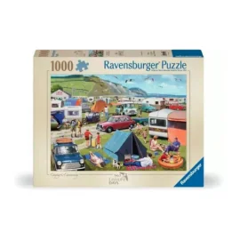 Ravensburger - Puzzle 1000 Leisure Days No 5 Camping And Caravanning Puzzel 