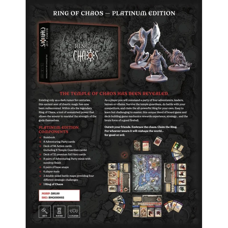 Ring of Chaos Table Top Role Playing Game Platinum Edition Board Game *ENGLISH*