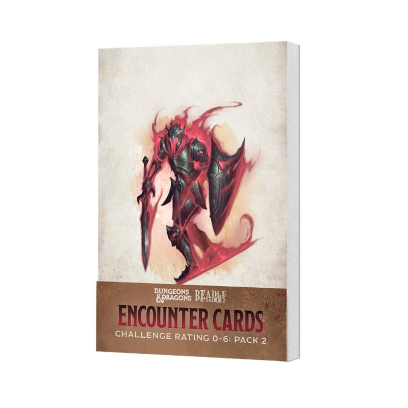 Dungeons & Dragons RPG Encounter Cards Challenge Rating 0-6: Pack 2 *ENGLISH* 