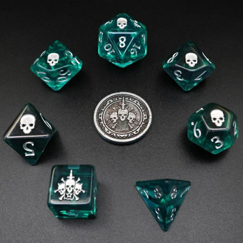 Artefact Games - D&D Dice Set - Necromancer Dobbelsteen